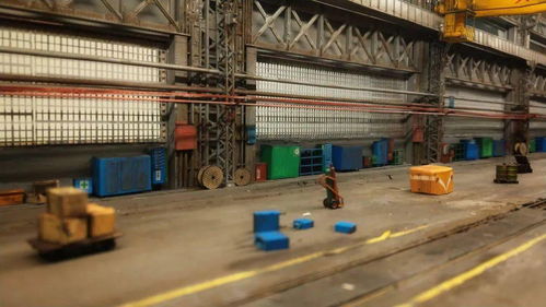 你要是不說,我還真以為這是臺北的火車整備車間 模型