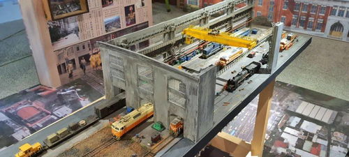 你要是不說(shuō),我還真以為這是臺(tái)北的火車整備車間 模型